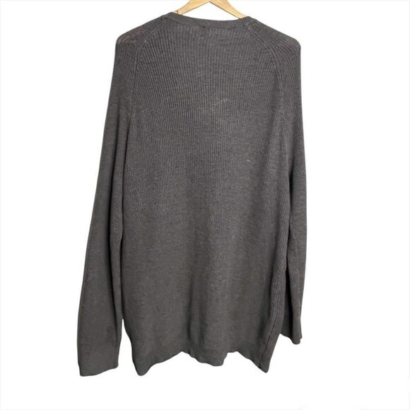 Size 2x Pennington’s Grey  Zip up Cardigan sweater - Picture 2 of 9